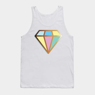 Bright Pastel Diamonds Tank Top